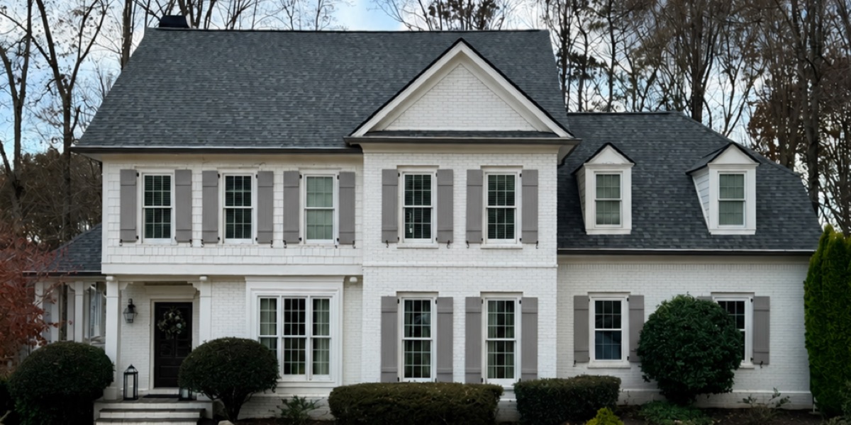Completed roof replacement on a residential home by Build From Above Roofing