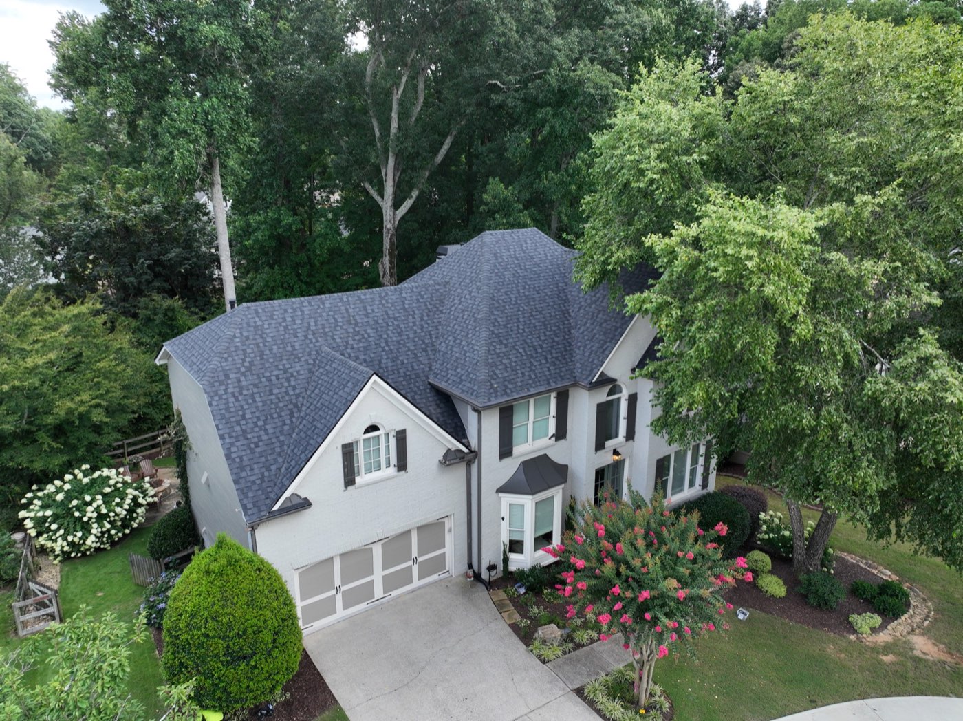 Completed July 2026 roof replacement on a Suwanee Georgia home